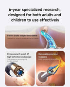 PeekClean™ HD Ear Camera – Stop Cleaning Blind | WiFi Visual Earwax Removal Kit