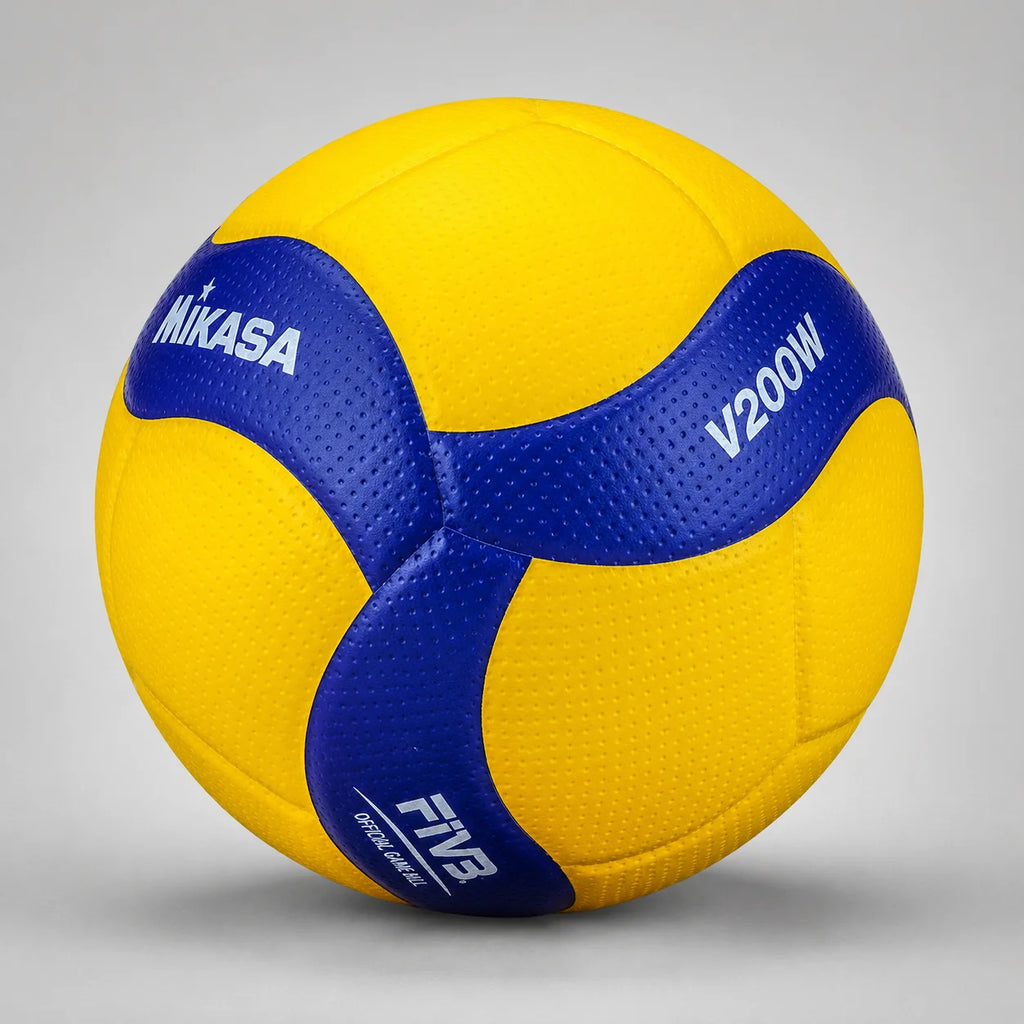 Mikasa V200W Indoor Volleyball – Yellow & Blue