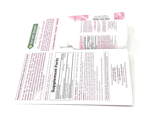Nature's Bounty Hair Growth Supplement
