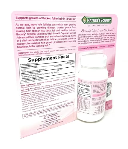 Nature's Bounty Hair Growth Supplement