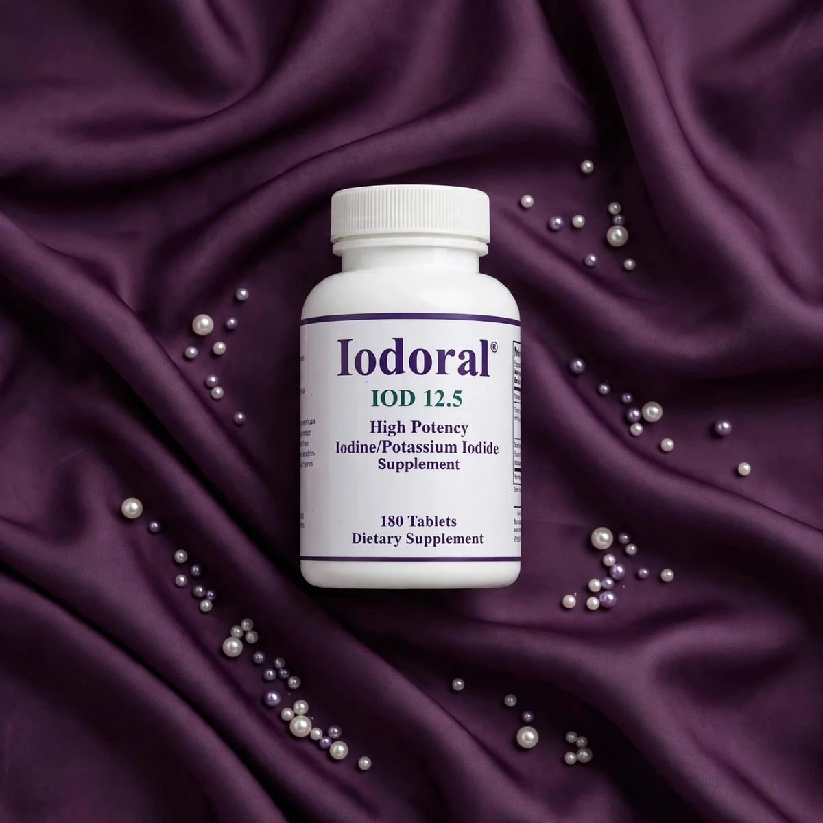 Iodoral IOD-12.5 High Potency Iodine & Potassium Iodide – 180 Tablets