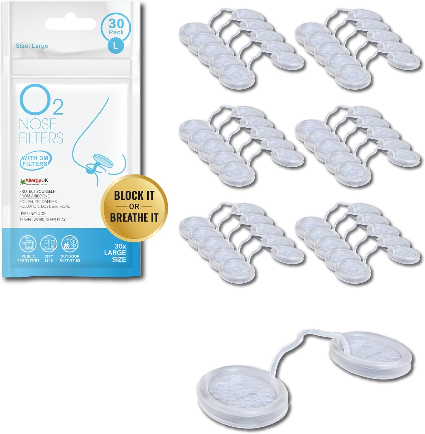 NoseArmor™ Nasal Filters – Invisible Everyday Protection for Allergies, Dust, Smoke, Welding & Job Sites