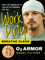 NoseArmor™ Nasal Filters – Invisible Everyday Protection for Allergies, Dust, Smoke, Welding & Job Sites