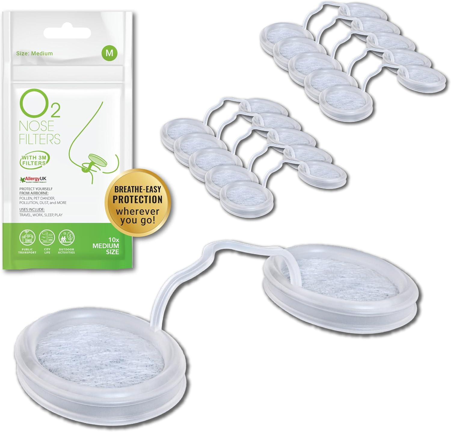 NoseArmor™ Nasal Filters – Invisible Everyday Protection for Allergies, Dust, Smoke, Welding & Job Sites