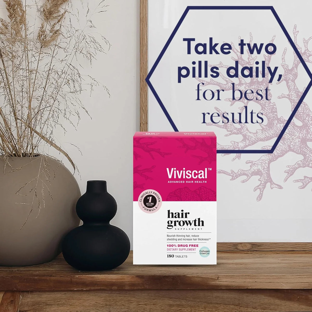Viviscal Biotin Hair Growth Supplement for Women – 180 Tablets