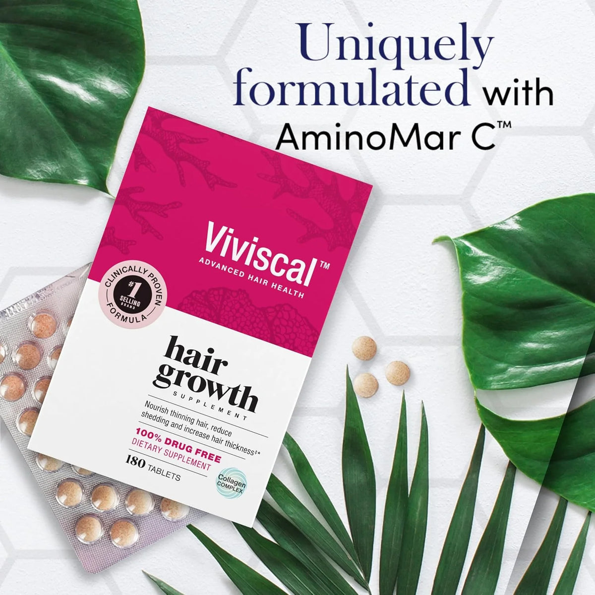 Viviscal Biotin Hair Growth Supplement for Women – 180 Tablets