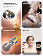 PeekClean™ HD Ear Camera – Stop Cleaning Blind | WiFi Visual Earwax Removal Kit