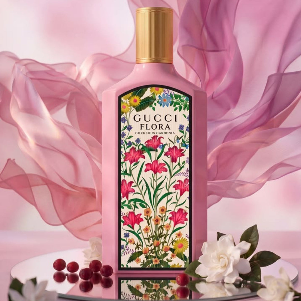 Gucci Flora Gorgeous Gardenia Eau de Parfum 100ml - Women Luxury Fragrance | Natural Spray
