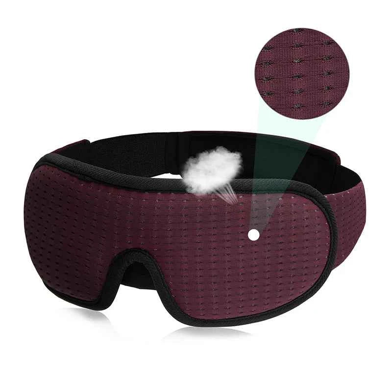 3D Sleeping Mask Block Out Light Soft Padded Sleep Mask For Eyes Slaapmasker Eye Shade Blindfold Sleeping Aid Face Mask Eyepatch