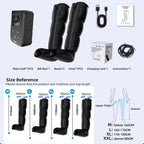 Air Leg Massager Compression Boots Air Pressure Pressotherapy Foot Calf Therapy Device 4 Chamber Fast Recovery Massage Machine