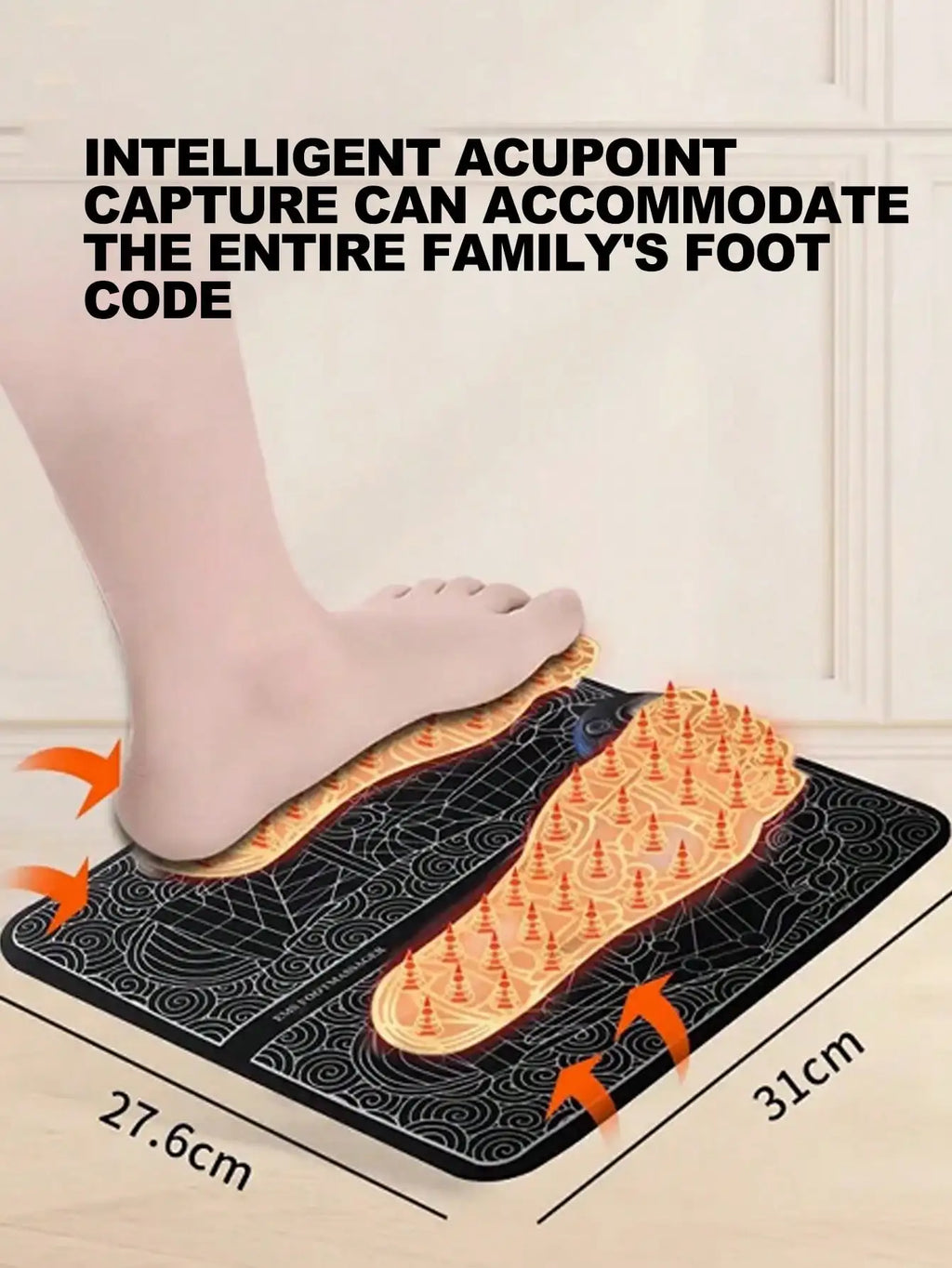 Ems Massager Kit, Foot Massager Pad, Body Massager Patch For Whole Body