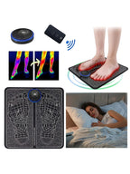 EMS Foot Massager Rechargeable Massage Pad Foot Relaxation Pad Electric Foot Massage Tools Promote Blood Circulation
