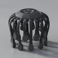 10/20Massage Heads Orange Scalp Head Massager Red Light Vibrator Octopus Scratcher For Relaxation Stress Migraine