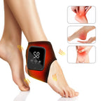 Heating Ankle Massage Belt Electric Hot Compress Vibration Massage Hand Wrist & Foot Ankle Guard Band Carpal Wrap Support Brace
