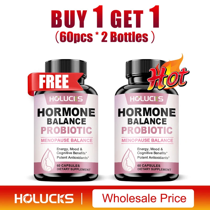 Hormone Balance Probiotic, Supports Menopause Balance, Relieves Fatigue, Mood Swings, Improve Digestion & Metabolism