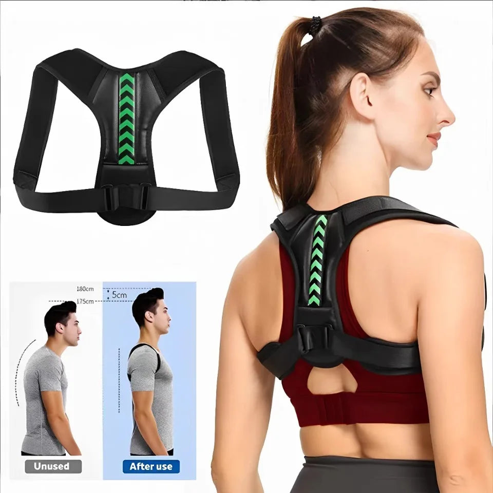 Adjustable Posture Corrector Belt Clavicle Spine Support Upper Back Neck Brace for Home Office Sport Use Shoulder Back Brace