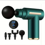 Percussion Mini Massage Gun Portable Handheld Massager for Back Neck Shoulder Leg Muscle Pain Relief Daily Relaxation