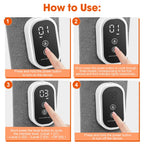 Wireless 360° Air Pressure Calf Massager Eletric 3 Mode Airbag Compresstion Leg Massage Foot Calf Muscle Relax Blood Circulation