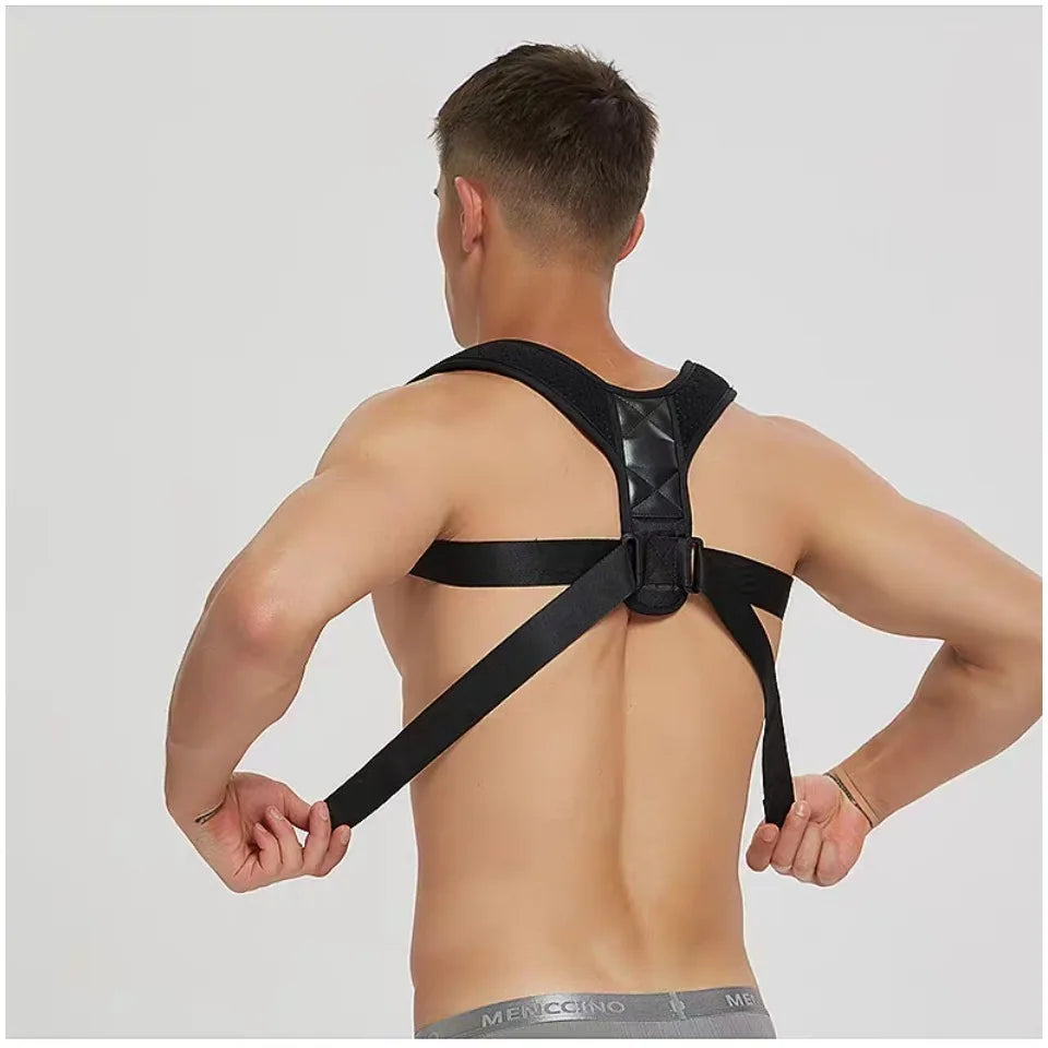 Adjustable Posture Corrector Belt Clavicle Spine Support Upper Back Neck Brace for Home Office Sport Use Shoulder Back Brace