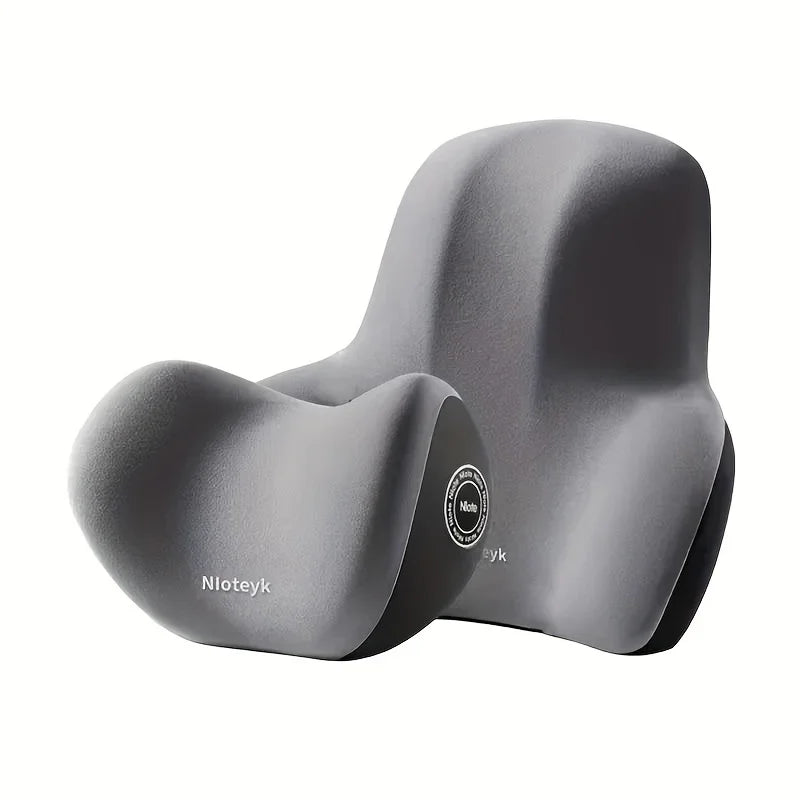 1pc Memory Foam Lumbar Back Cushion for Car Office Gaming Chairs and Postpartum Waist Support Multi Functional Pain Relief Pillo