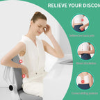 Ergonomic Lumbar Support Pillow for Office Chair, Back Cushion for Pain Relief, Car Seat Support