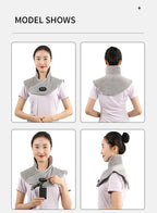 Electric Heating shoulder Neck Pad Massager USB Cervical Brace Wrap Thermal Compress Relieve Pain Fatigue Warm Back Brace Tool