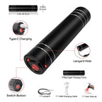 Red Light Therapy Lamp 660nm Red Light & 850nm Infrared Lamp Therapy Torch with Timer Portable LED Small Torch Body Pain Relief