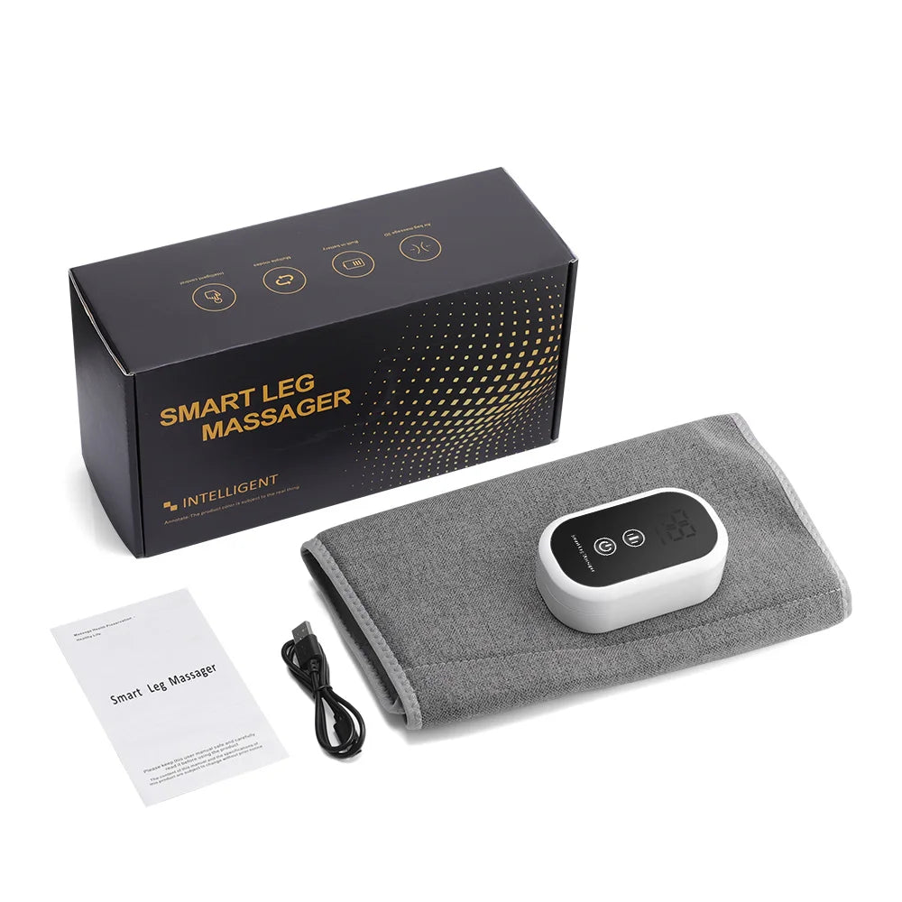 Wireless 360° Air Pressure Calf Massager Eletric 3 Mode Airbag Compresstion Leg Massage Foot Calf Muscle Relax Blood Circulation