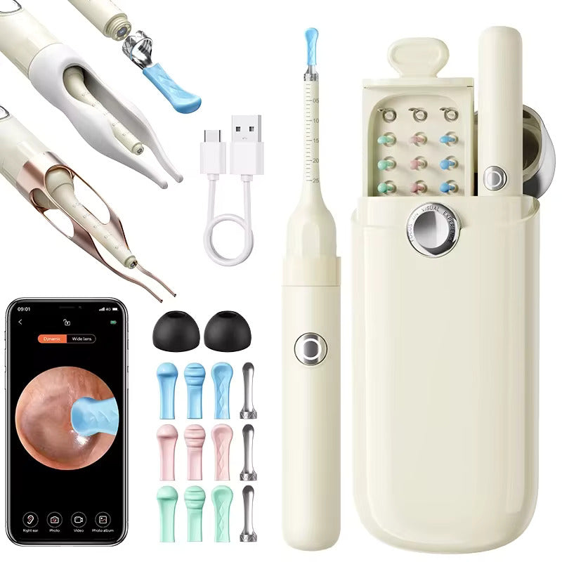 PeekClean™ HD Ear Camera – Stop Cleaning Blind | WiFi Visual Earwax Removal Kit