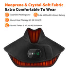 Electric Heating Shoulder Neck Pad Type-C Cervical Brace Wrap 4 Levels Hot Compress Back Shawl Neck Shoulder Heated Pad