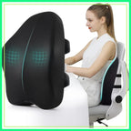 Ergonomic Lumbar Support Pillow for Office Chair, Back Cushion for Pain Relief, Car Seat Support