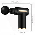 Percussion Mini Massage Gun Portable Handheld Massager for Back Neck Shoulder Leg Muscle Pain Relief Daily Relaxation