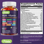 Multivitamin Gummies - with Vitamins and Minerals - Enhances Energy Levels, Immune Support, AntioxidantSupplements