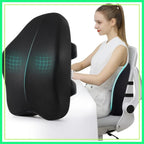 Ergonomic Lumbar Support Pillow for Office Chair, Back Cushion for Pain Relief, Car Seat Support