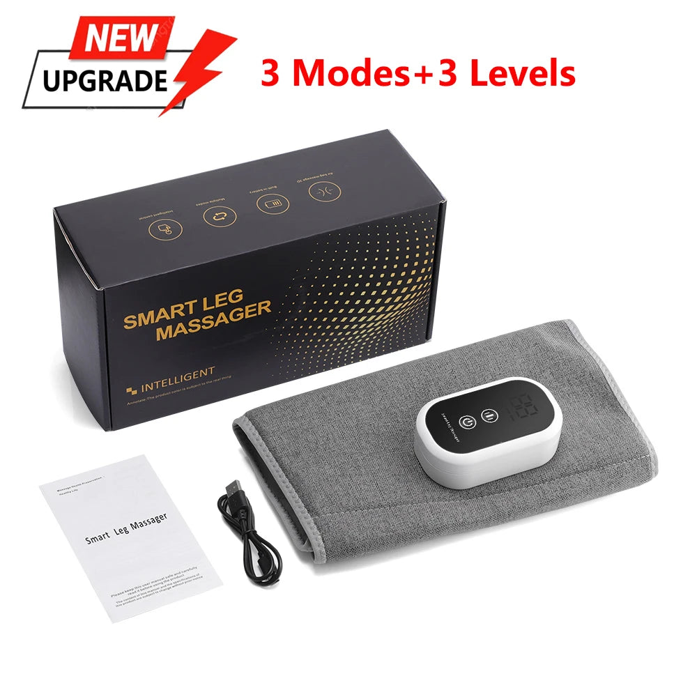 Wireless 360° Air Pressure Calf Massager Eletric 3 Mode Airbag Compresstion Leg Massage Foot Calf Muscle Relax Blood Circulation