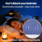 Bluetooth Pillow Speaker Wireless Sleep Music Player Under Pillow White Noise Machine 9D Stereo Timer Auto-Off for Insomnia