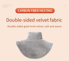 Electric Heating shoulder Neck Pad Massager USB Cervical Brace Wrap Thermal Compress Relieve Pain Fatigue Warm Back Brace Tool