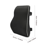 Car Seat Office Chair Back Lumbar Support Car Waist Rest Rebound Memory Foam Cushion Pad Back Lumbar Cushion for Car Driver
