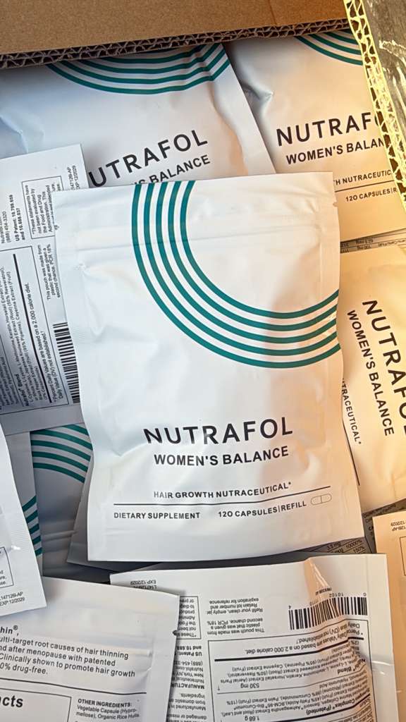 Nutrafol Women’s Balance Hair Growth Supplement Refill Pouch – 1 Month