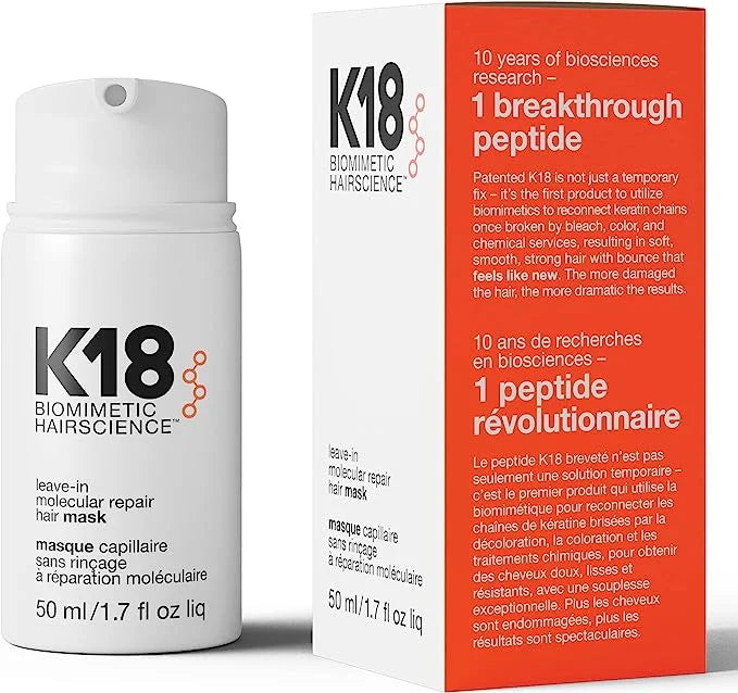 K18 Leave-In Molecular Repair Hair Mask – 50ml / 1.7 fl oz