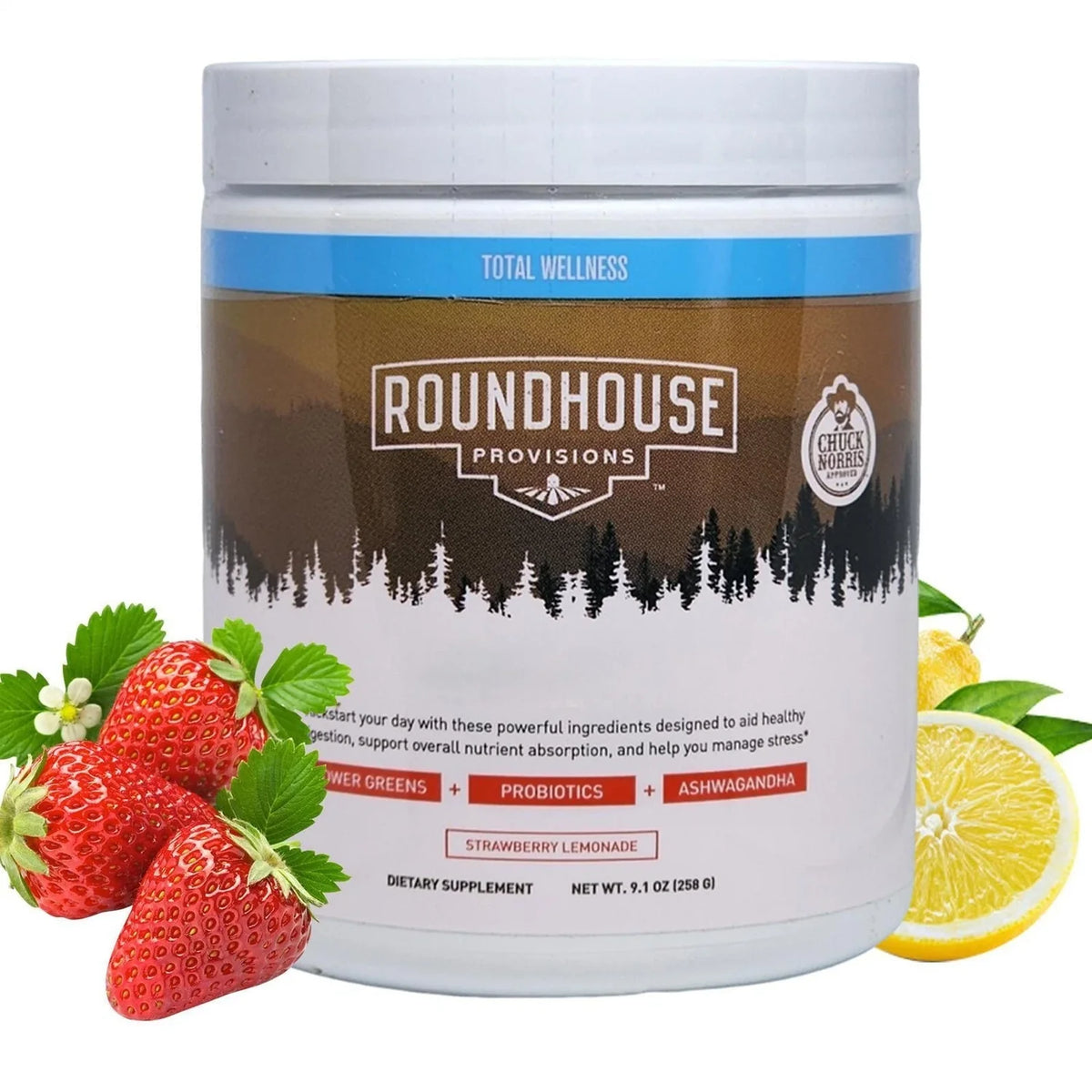 Roundhouse Provisions Morning Kick Strawberry Lemonade 9.1 oz
