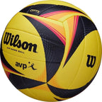 Wilson AVP OPTX Official Beach Volleyball Tour Match Game Ball – Black/Yellow