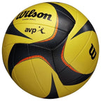 Wilson AVP OPTX Official Beach Volleyball Tour Match Game Ball – Black/Yellow